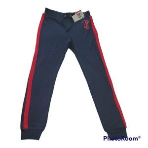 Juicy Couture Girls jogger trk french terry juicy gothic regal  pant size 10 nwt